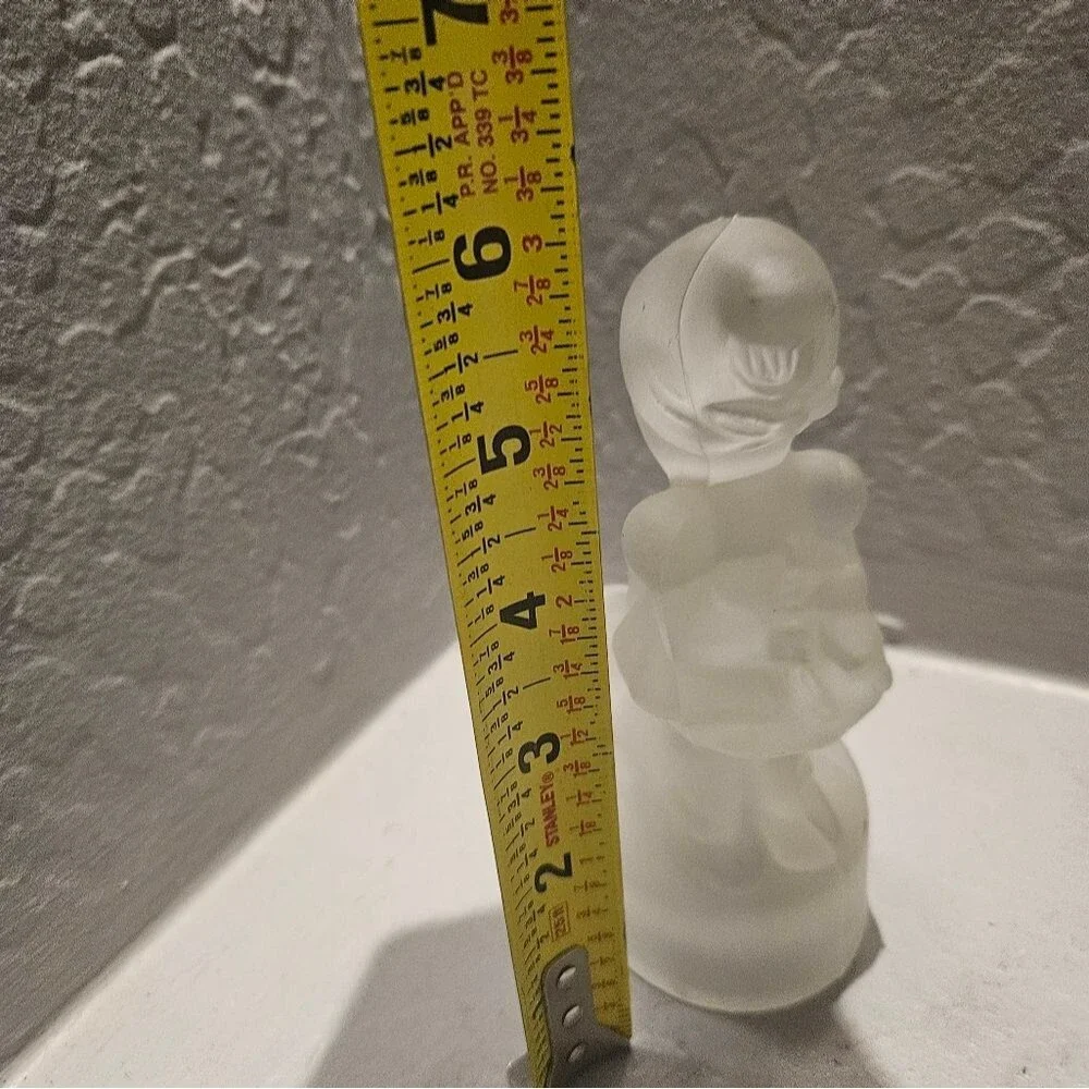 L.E. Smith Goose Girl Figurine for Hummel Frosted Glass 6